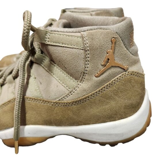 NIKE‎ AIR JORDAN 11 RETRO NEUTRAL OLIVE-STOUT 2018 AR0715-200 WMNS SZ 8.5 - Picture 7 of 16